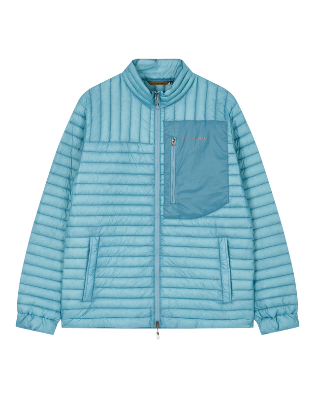 티톤 브로스 [경량] Luft Fullzip Jacket 밝은 블루 착용컷