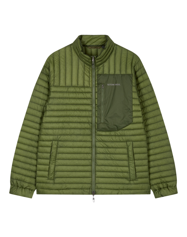 티톤 브로스 [경량] Luft Fullzip Jacket 밝은 카키 착용컷