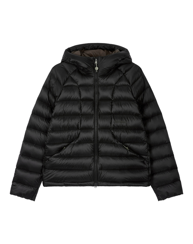 티톤 브로스 [경량]여성 Alive Puffer Hoody 블랙 착용컷