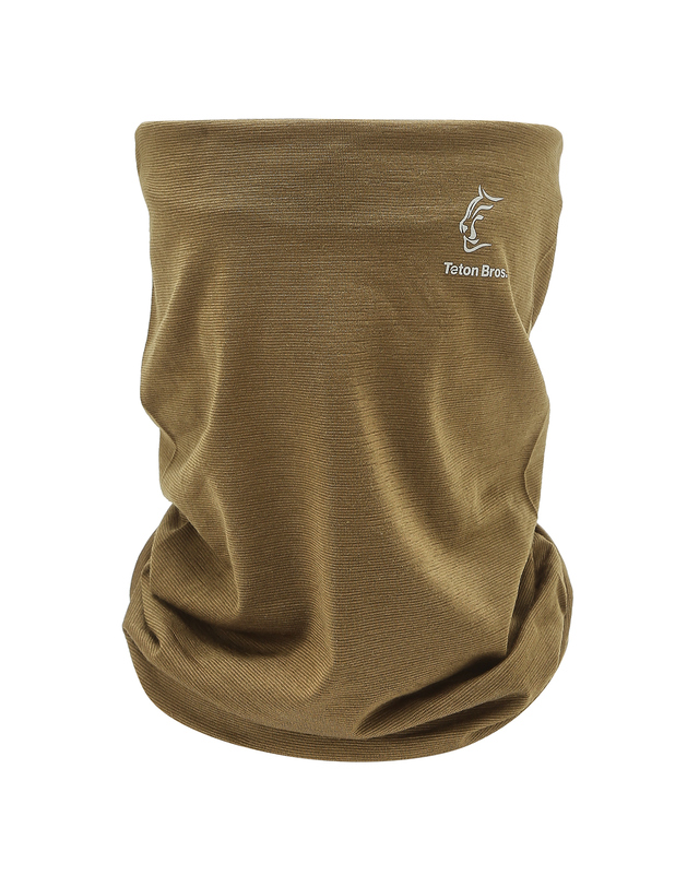 티톤 브로스 Axio Lite Neck Gaiter 진한 노랑 착용컷