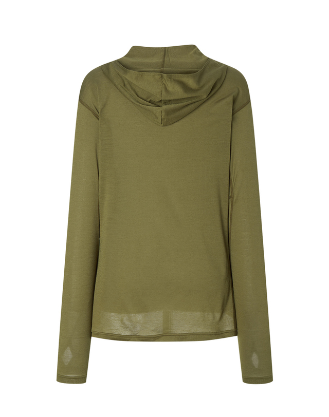 티톤 브로스 여성 Axio Lite Hoody 진한 노랑 착용컷