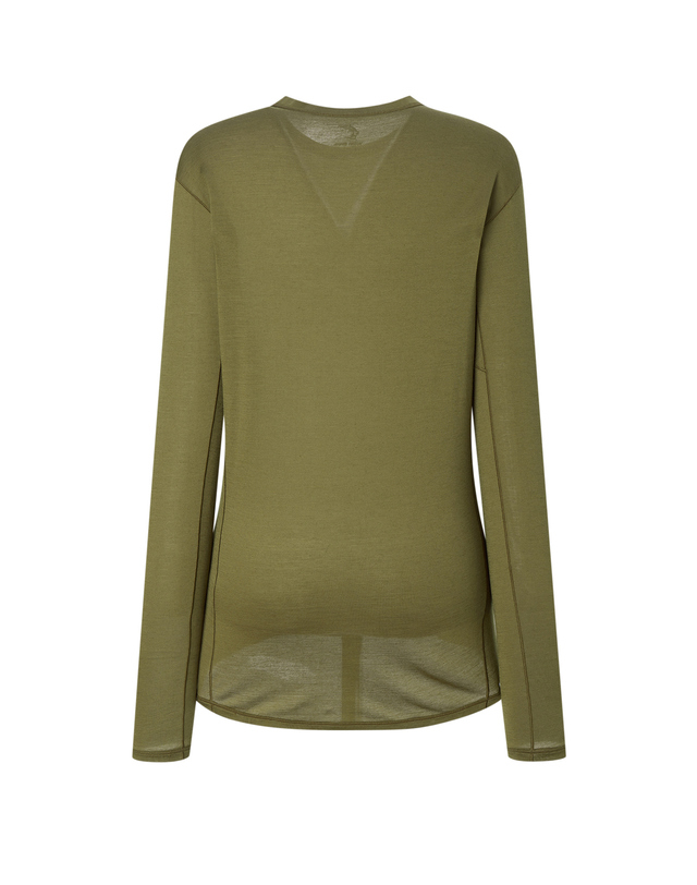 티톤 브로스 여성 Axio Lite L/S 진한 노랑 착용컷