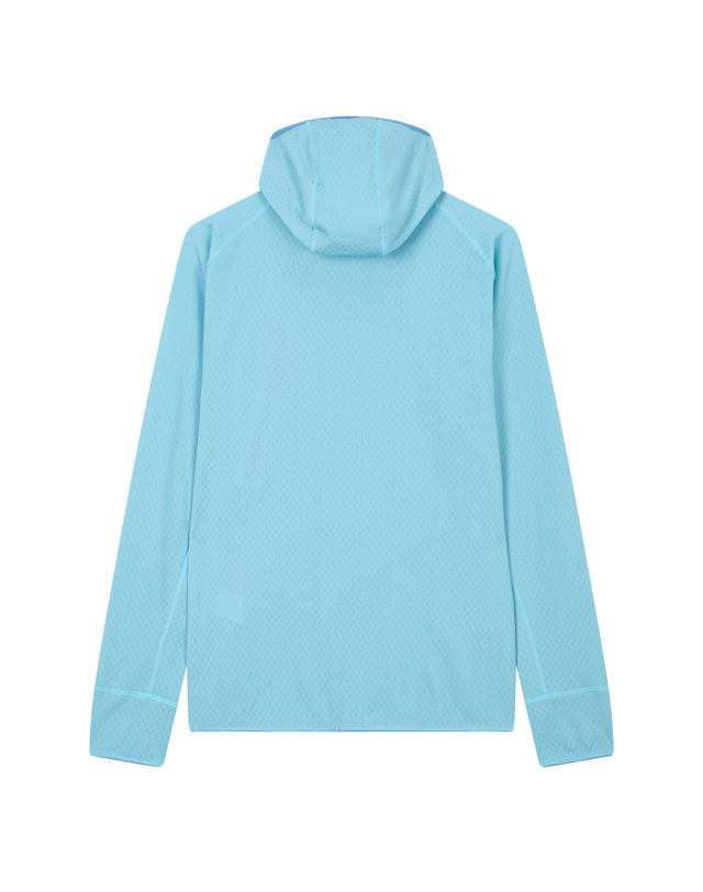 티톤 브로스 Zero-G Fleece Half Zip Hoody 밝은 블루 착용컷