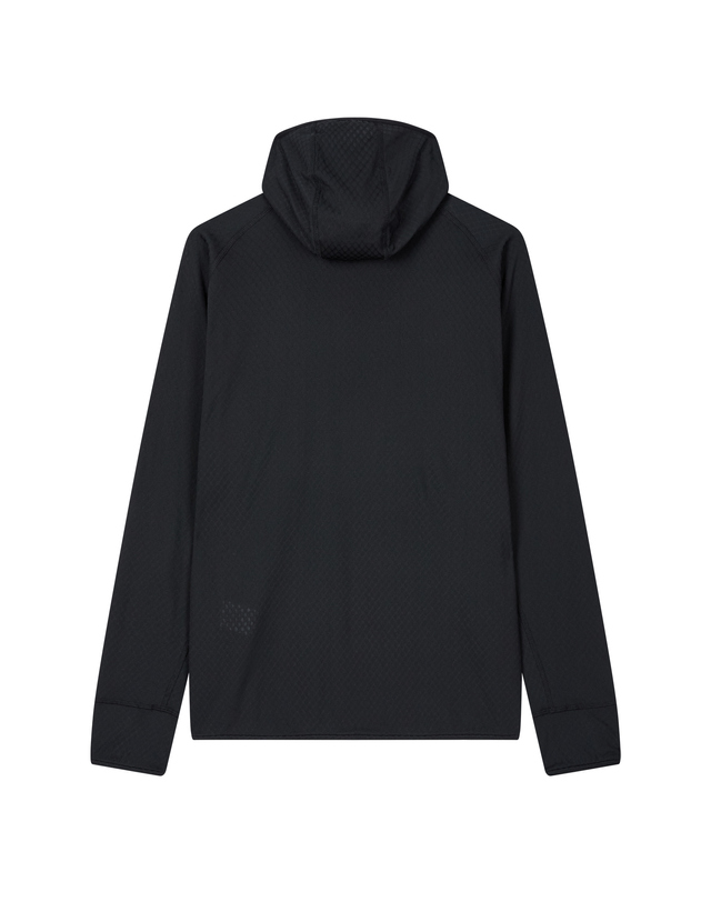 티톤 브로스 Zero-G Fleece Half Zip Hoody 블랙 착용컷