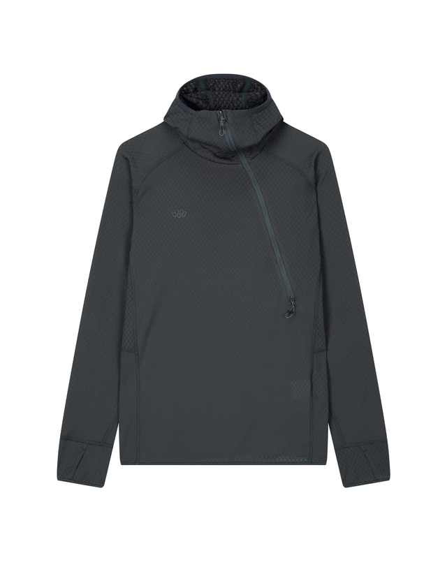 티톤 브로스 Zero-G Fleece Half Zip Hoody 차콜 그레이 착용컷
