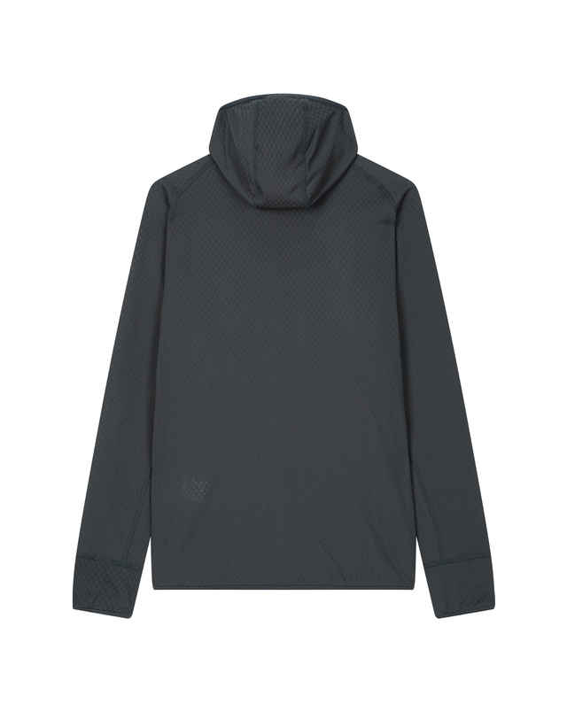 티톤 브로스 Zero-G Fleece Half Zip Hoody 차콜 그레이 착용컷