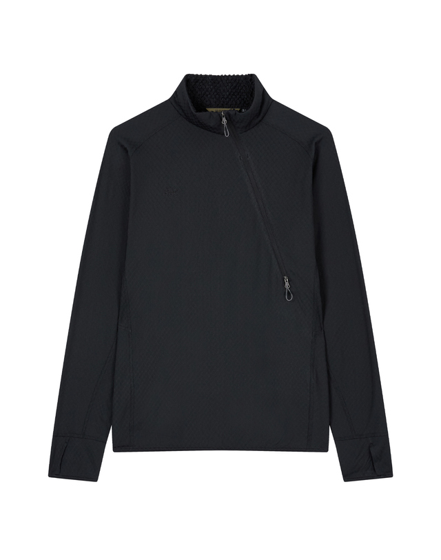 티톤 브로스 Zero-G Fleece Half zip 블랙 착용컷