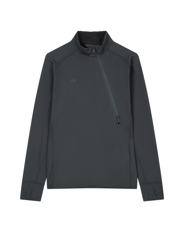 티톤 브로스 Zero-G Fleece Half zip 차콜 그레이 착용컷