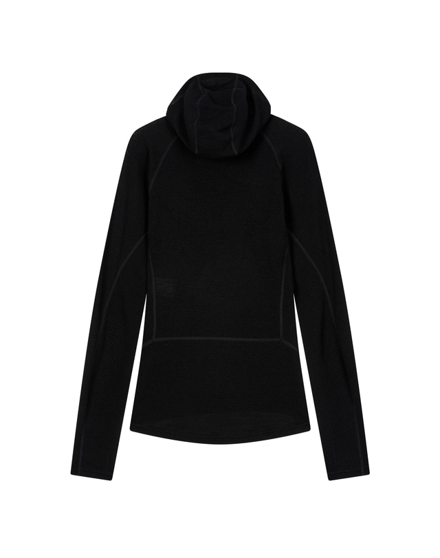 티톤 브로스 여성 MOB Wool Hoody 블랙 착용컷