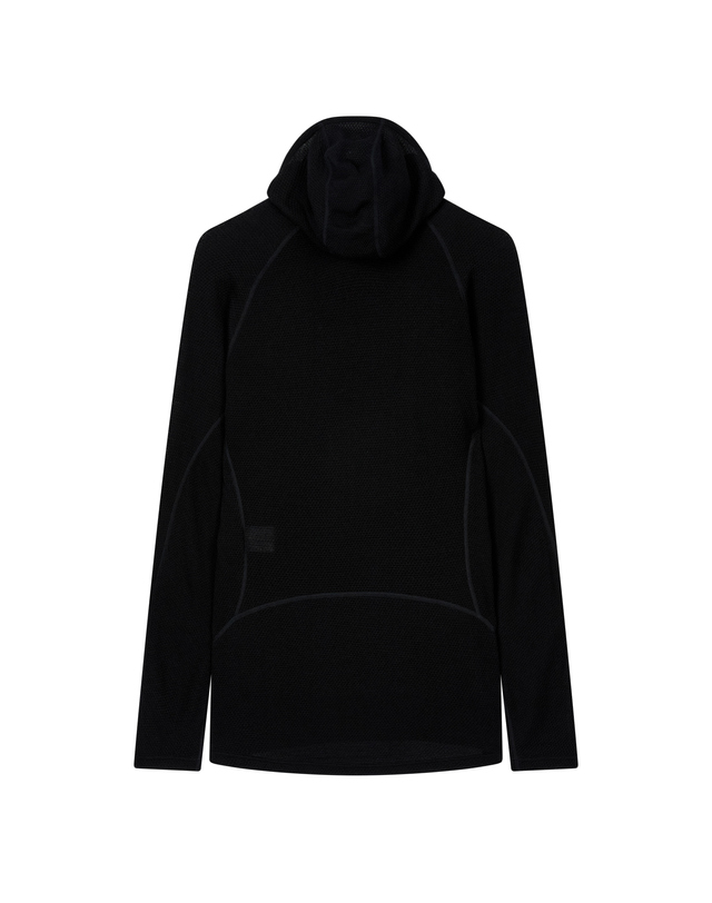 티톤 브로스 MOB Wool Hoody 블랙 착용컷