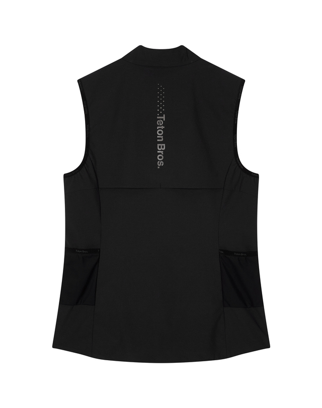 티톤 브로스 WS Running Insulation Vest 블랙 착용컷