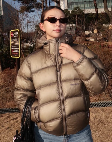 [경량/크롭기장]여성 Alive Prism Down Jacket