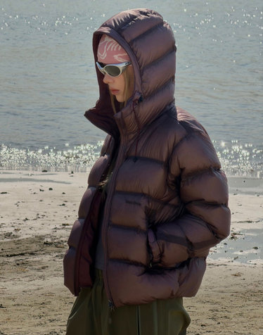 [경량/크롭기장]여성 Alive Prism Down Jacket