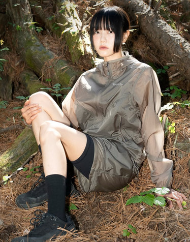 여성 Veil Layer Wind Jacket