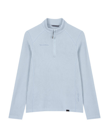 여성 Power Dry Mesh Zip Tee