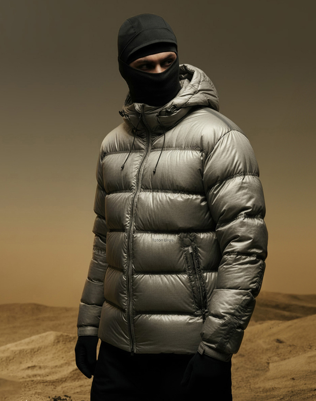 티톤 브로스 [경량]Alive Prism Down Jacket 밝은 베이지 상세