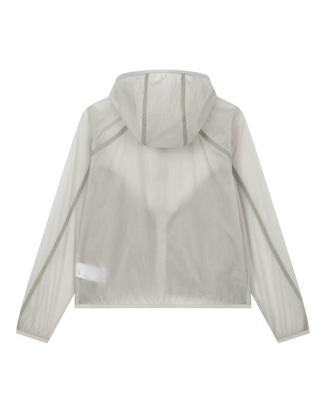 티톤 브로스 여성 Veil Layer Wind Jacket 밝은 그레이 착용컷