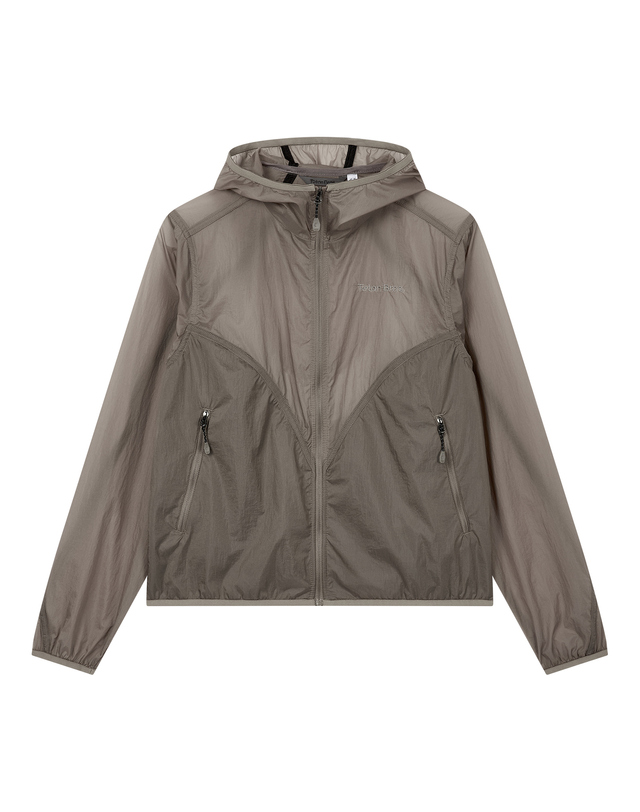 티톤 브로스 여성 Veil Layer Wind Jacket 밝은 베이지 착용컷