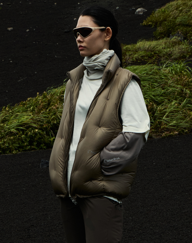티톤 브로스 [Teton×JEONGLI] Terrain Trace Down Vest 카키