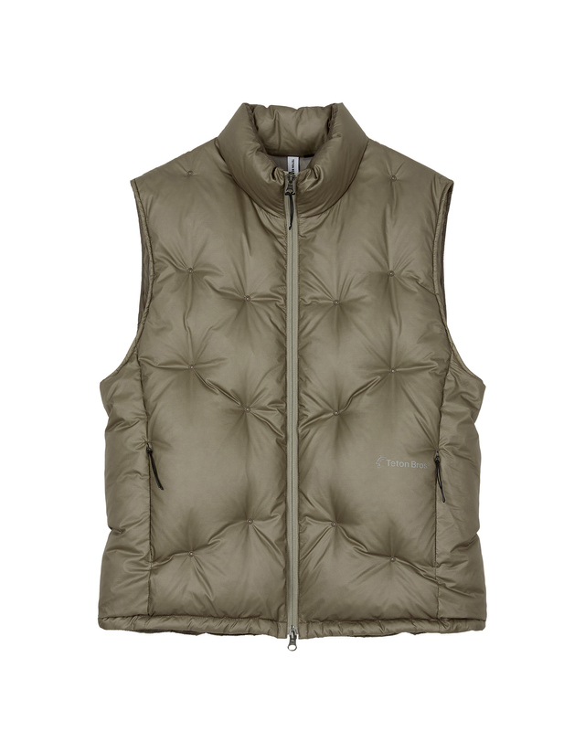 티톤 브로스 [Teton×JEONGLI] Terrain Trace Down Vest 카키 상세