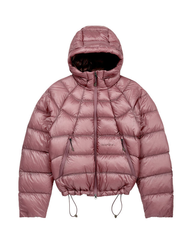 티톤 브로스 WS Alive Down Jacket 코랄 착용컷