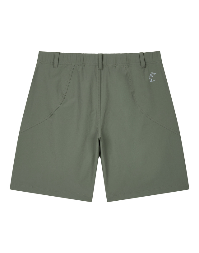 티톤 브로스 Dulle Shorts Loose Fit 탁한 카키 착용컷