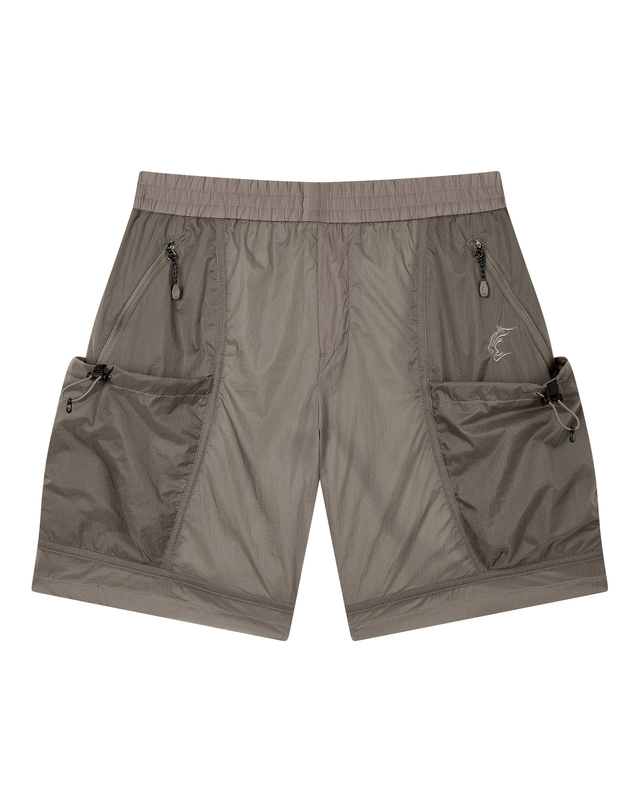 티톤 브로스 여성 Veil Layer Easy Shorts 밝은 베이지 착용컷