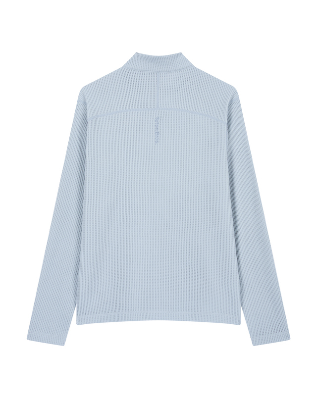 티톤 브로스 Power Dry Mesh Zip Tee 실버 착용컷