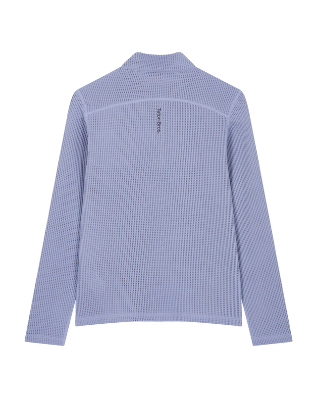 티톤 브로스 여성 Power Dry Mesh Zip Tee 바이올렛 착용컷