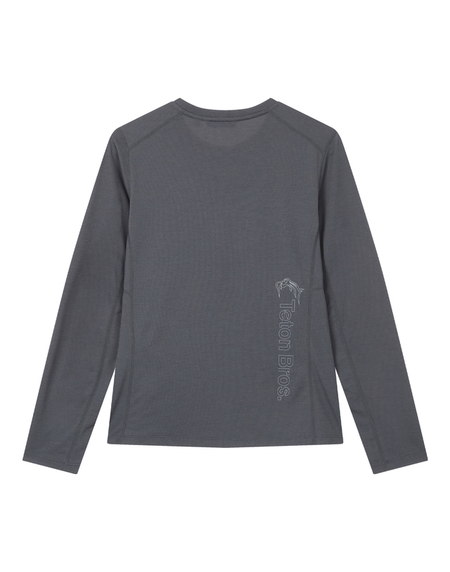 티톤 브로스 여성 Delta Lake L/S Tee 차콜 그레이 착용컷
