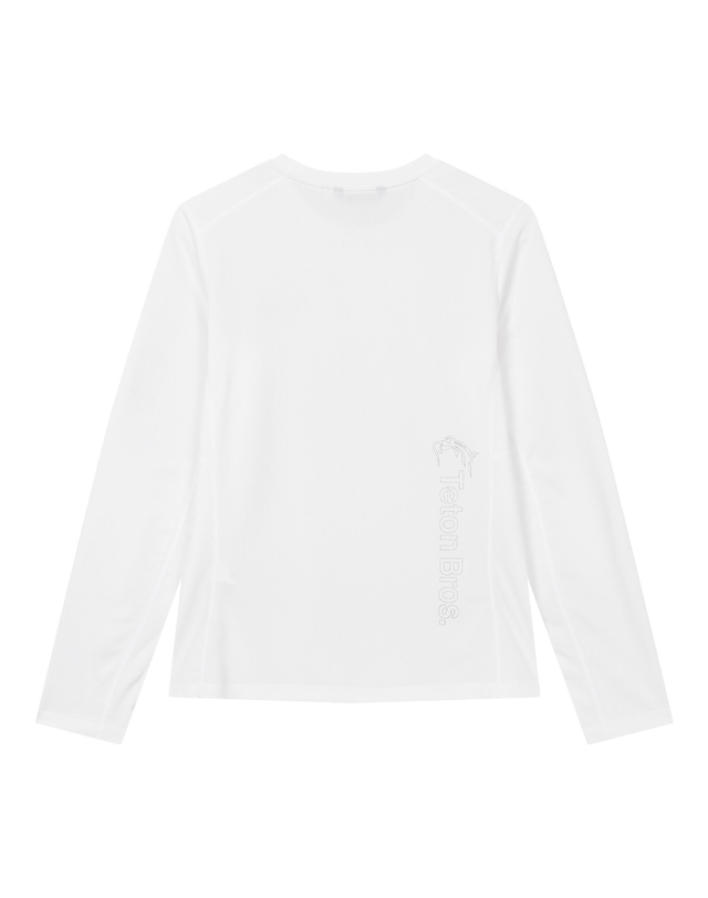 티톤 브로스 여성 Delta Lake L/S Tee 흰색 착용컷