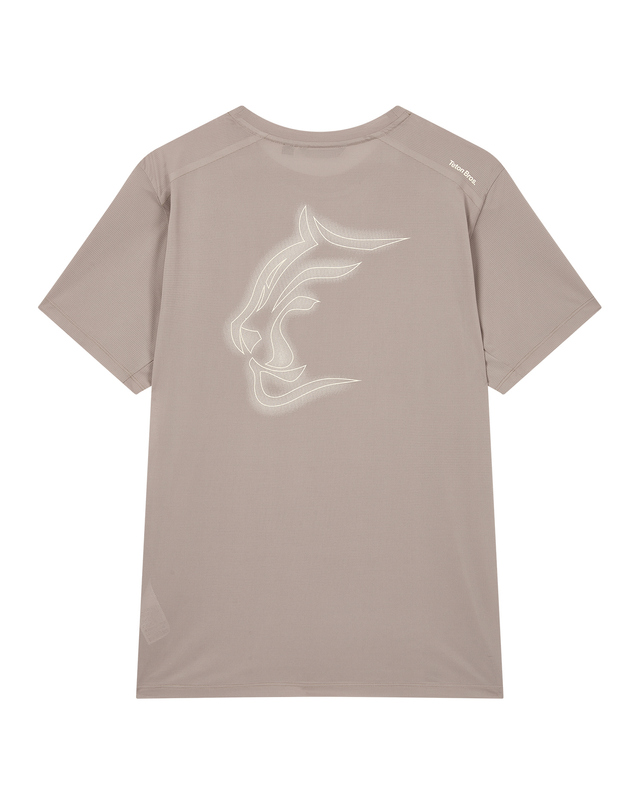 티톤 브로스 TrailAIR Print Crew 베이지 착용컷