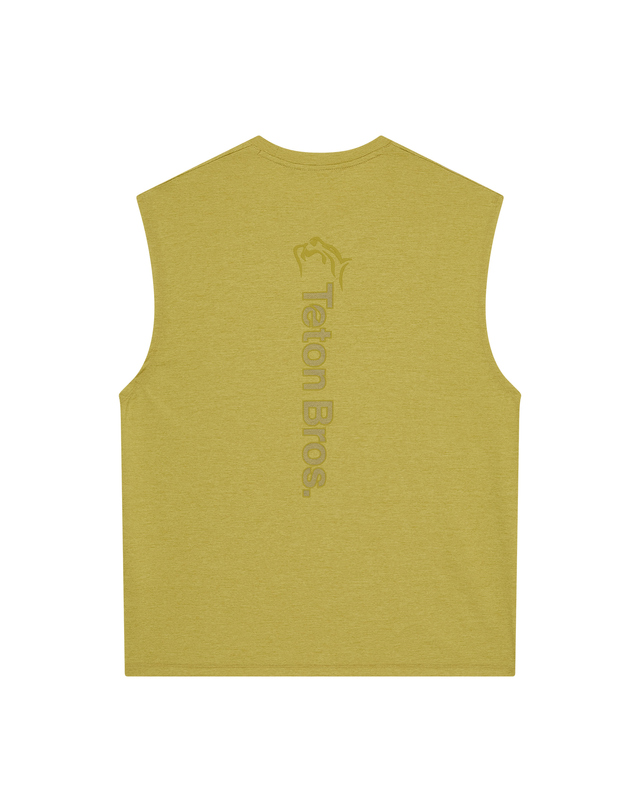 티톤 브로스 Carat Sleeveless 연두 착용컷