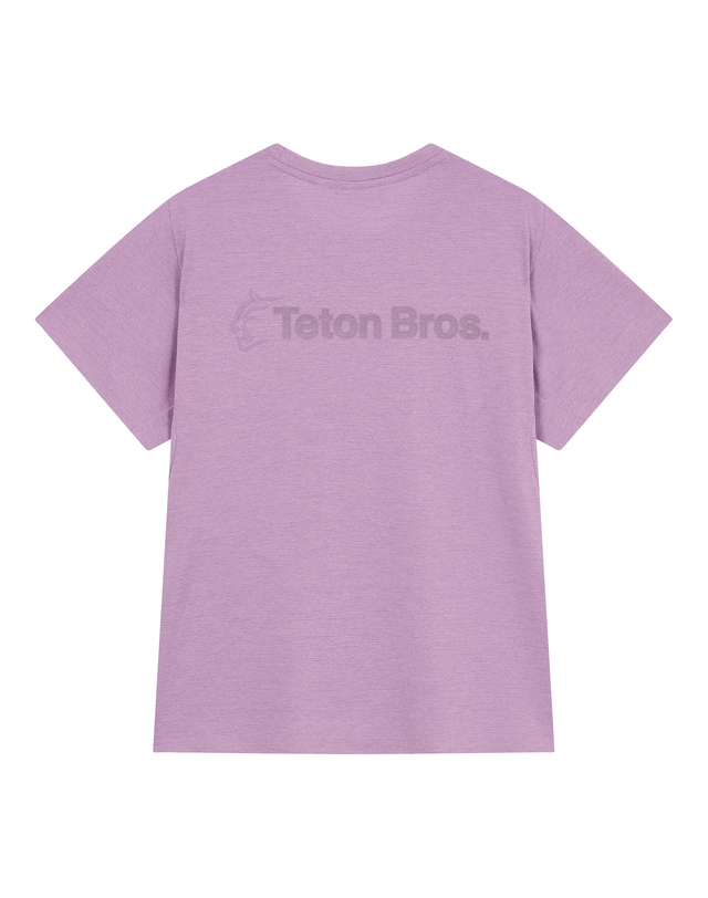 티톤 브로스 여성 Carat S/S Round Tee 진한 핑크 착용컷