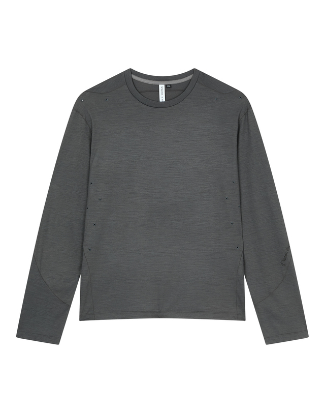 티톤 브로스 [Teton×JEONGLI] Silent Terrain Merino L/S Tee 차콜 그레이 상세