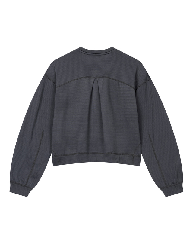 티톤 브로스 WS Stride Grid L/S TEE 그레이 착용컷