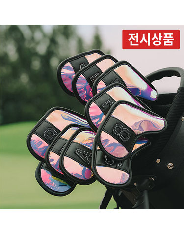 전시상품 리카타 알카이드 홀로그램 중고골프채 아이언커버 9개 세트