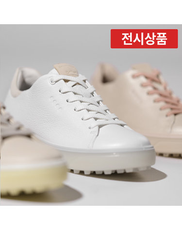 [전시상품] 에코 트레이 레이스 108303 여성 스파이크리스 골프화 가죽 스니커즈 방수 신발