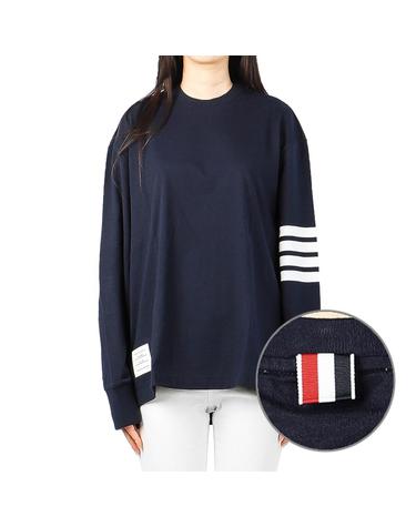 [톰브라운] 25FW (FJS066A 06221 415) 여성 오버사이즈 긴팔 티셔츠