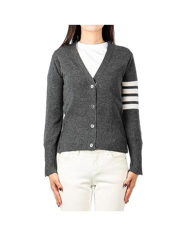 [톰브라운] 25FW (FKC001A 00011 035) 여성 클래식 사선 가디건