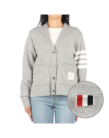 [톰브라운] 25FW (FJT069A 00535 055) 여성 사선 완장 가디건