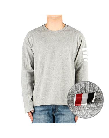 [톰브라운] 26SS (MJS245A 07323 055) 남성 사선완장 긴팔 티셔츠