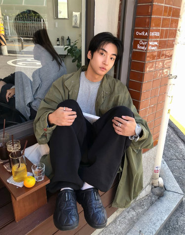 [OOcoozie] 블랙 남성 뮬