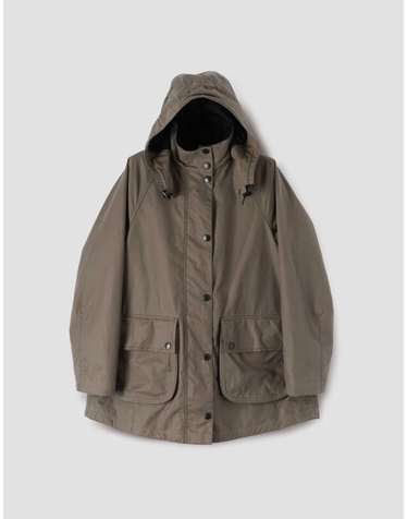 [BEST] [Barbour x Margaret Howell] 여성 올리브 Stand Collar 파카 점퍼