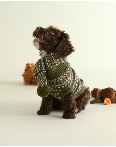 도그 올리브 Marlow Fair Isle 점퍼