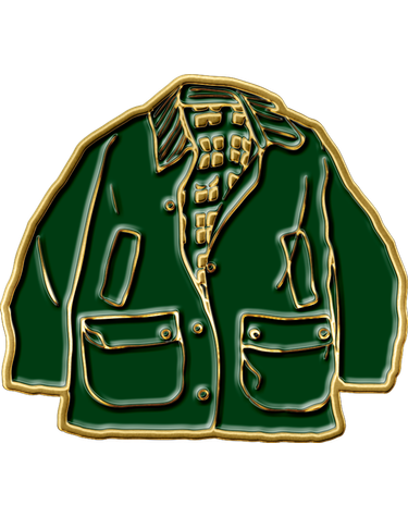 바버 Beaufort Jacket 핀뱃지