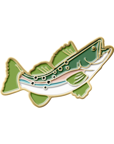 바버 Zander Fish 핀뱃지