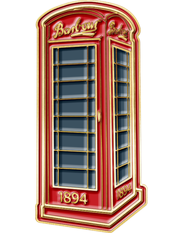 바버 Phone Box 핀뱃지