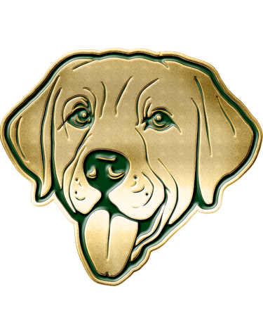 바버 Dog Labrador 핀뱃지