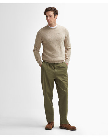 남성 올리브 Washed Stretch Twill Relaxed 팬츠